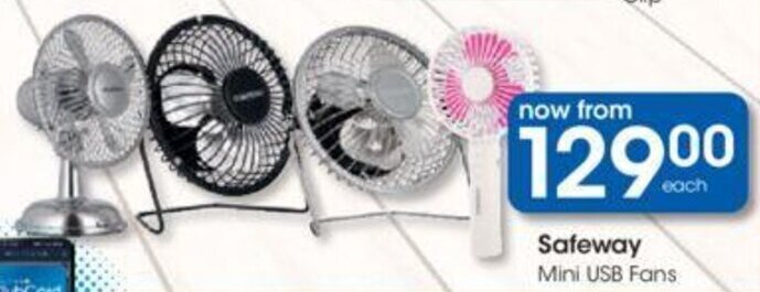 Safeway Mini USB Fans Offer At Clicks