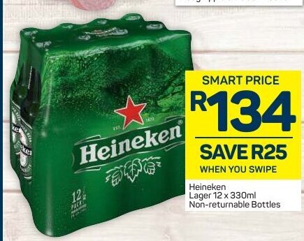 Heineken Lager X Ml Non Returnable Bottle Offer At Pick N Pay