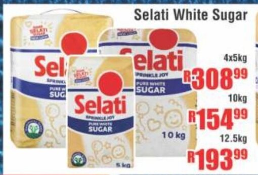 Selati White Sugar 12 5kg Offer At Devland Cash And Carry