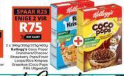 Kellogg S Coco Pops Crunchers Chocos Strawberry Pops Froot Loops X