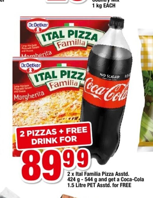 X Ital Familia Pizza Asstd G G Offer At Ok Grocer