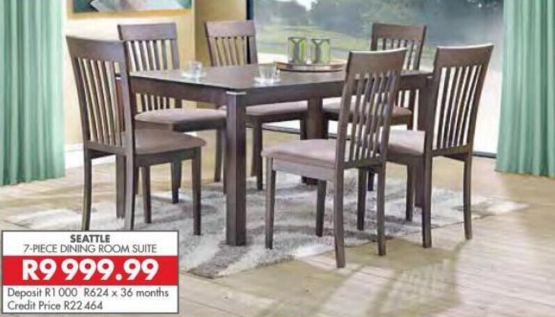 Seattle Piece Dining Room Suite Offer At Beares