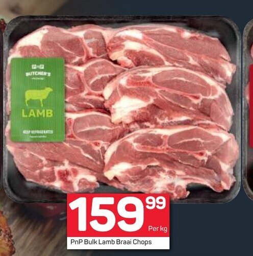 PnP Bulk Lamb Braai Chops Per Kg Offer At Pick N Pay