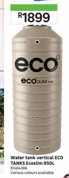 Water Tank Vertical Eco Tanks Ecoslim 950l Offer At Leroy Merlin