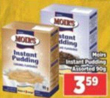 Moir S Instant Pudding G Offer At Goal Supermarket