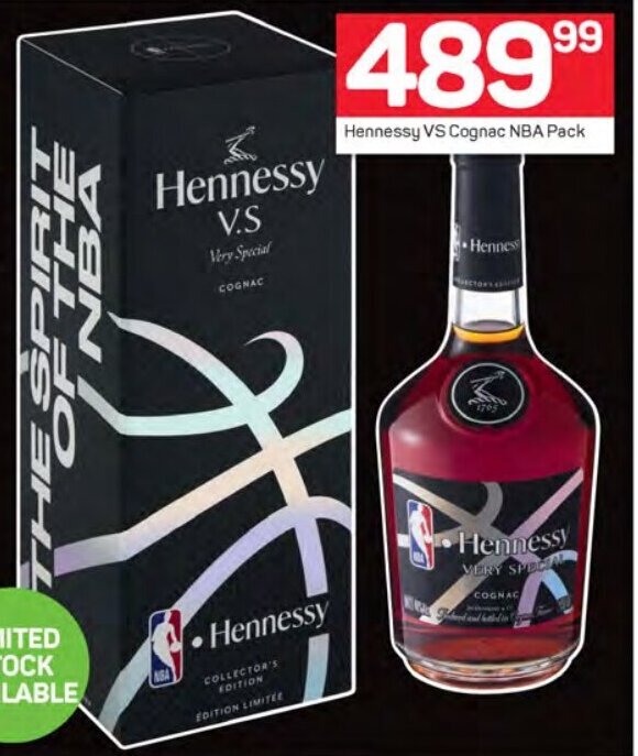 Hennessy VS Cognac NBA Pack Offer At Pick N Pay