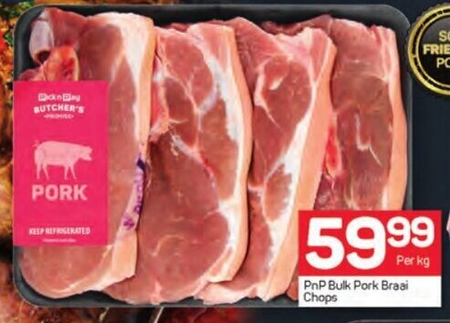 PnP Bulk Pork Braai Chops Offer At Pick N Pay