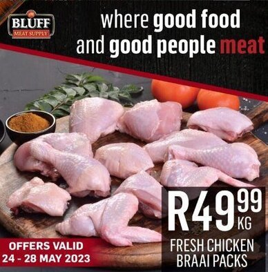 FRESH CHICKEN BRAAI PACKS Offer At Bluff Meat Supply