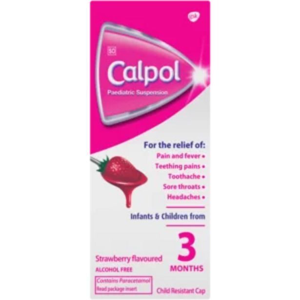 Calpol Strawberry Flavoured Pediatric Syrup Ml Offer At Shoprite