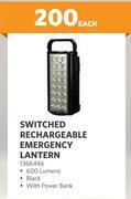 Switched Rechargeable Emergency Lantern Each Offer At Buco