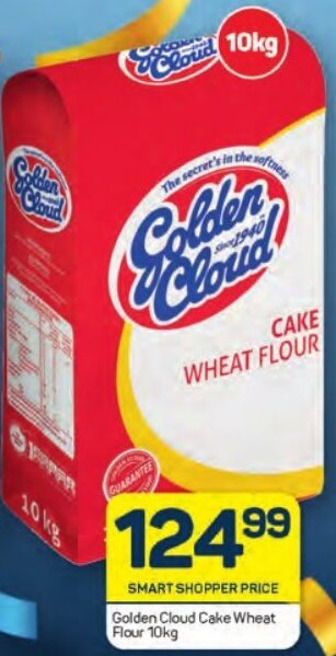 Golden Cloud Cake Wheat Flour 10kg Offer At Pick N Pay