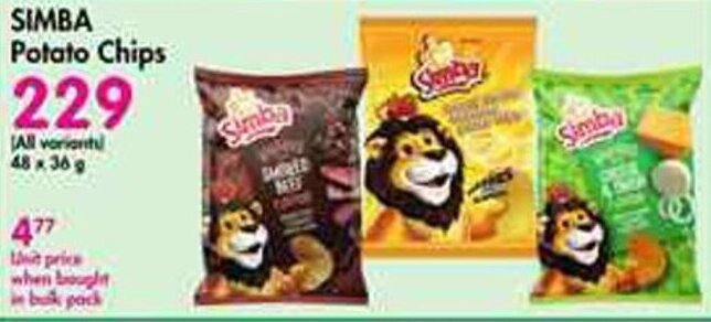 Simba Potato Chips Offer At Makro