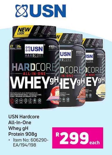 Usn Hardcore All In One Whey Gh Protein G Offer At Game