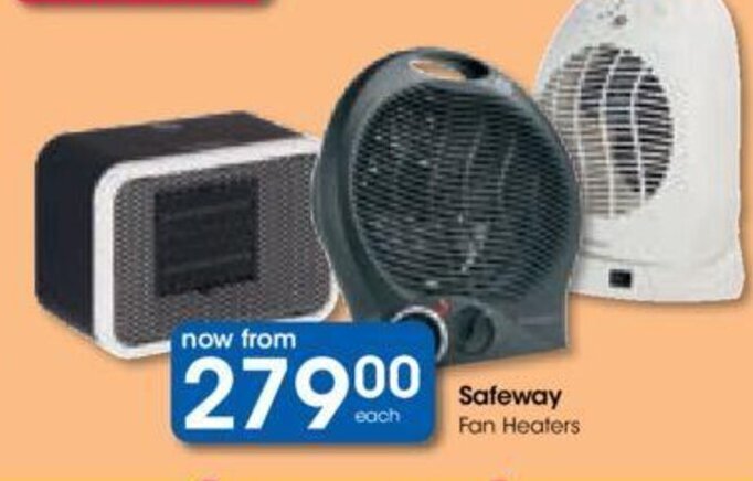 Safeway Fan Heaters Offer At Clicks