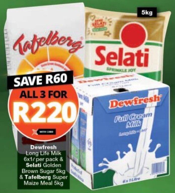 Dewfresh Long Life Milk X Per Pack Selati Golden Brown Sugar Kg