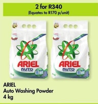 ARIEL Auto Washing Powder 4 Kg Offer At Makro