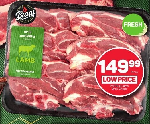 Pnp Bulk Lamb Braai Chops Offer At Pick N Pay