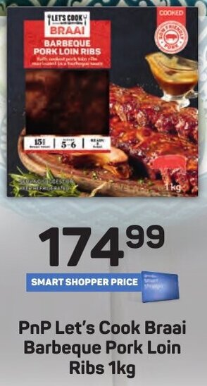 Pnp Let S Cook Braai Barbeque Pork Loin Ribs Kg Offer At Pick N Pay