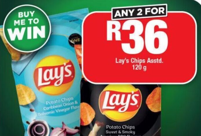 Lay S Chips Asstd 120g Offer At OK Grocer