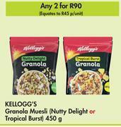 Kellogg S Granola Muesli Nutty Delight Or Tropical Burst For X G