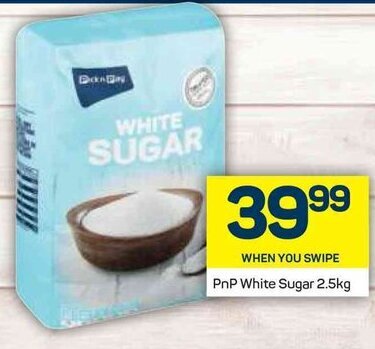 Pnp White Sugar Kg Offer At Pick N Pay