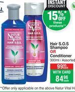 Natur Vital Hair S O S Shampoo Or Conditioner Assorted 300ml Offer At