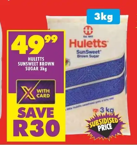 Huletts Sunsweet Brown Sugar Kg Offer At Shoprite