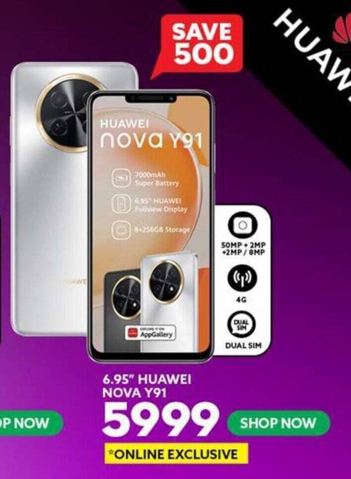 Huawei Nova Y Offer At Ackermans