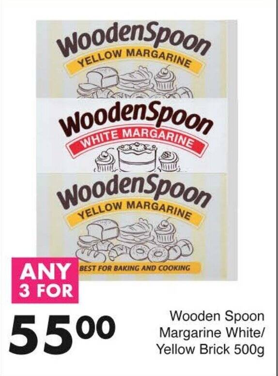 Wooden Spoon Margarine White Yellow Brick G Offer At Save