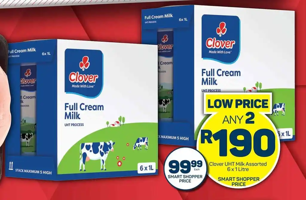 Clover Uht Milk Assorted X Litre Offer At Pick N Pay Hypermarket