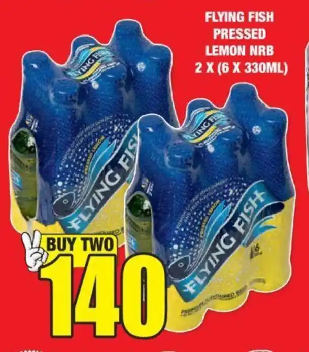 FLYING FISH PRESSED LEMON NRB 2X 6 X 330ML Offer At Boxer Liquors