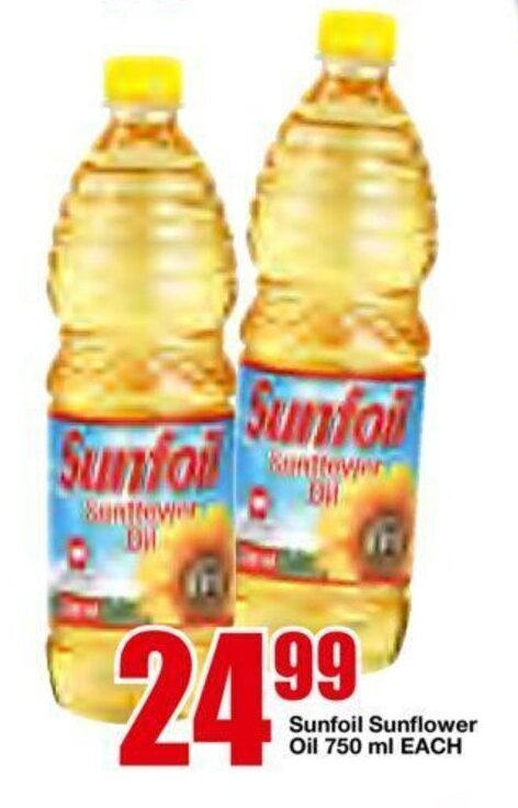 Sunfoil Sunflower Oil 750ml Offer At OK Foods