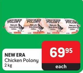 New Era Chicken Polony Kg Offer At Makro