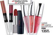 Deborah Lipstick Or Lip Gloss Assorted Colours Each Offer At Dis Chem