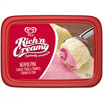 Ola Rich N Creamy Neapolitan Ice Cream L Offer At Checkers Liquor Shop