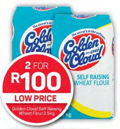 Golden Cloud Self Raising Wheat Flour 2 5kg Offer At Pick N Pay Hypermarket