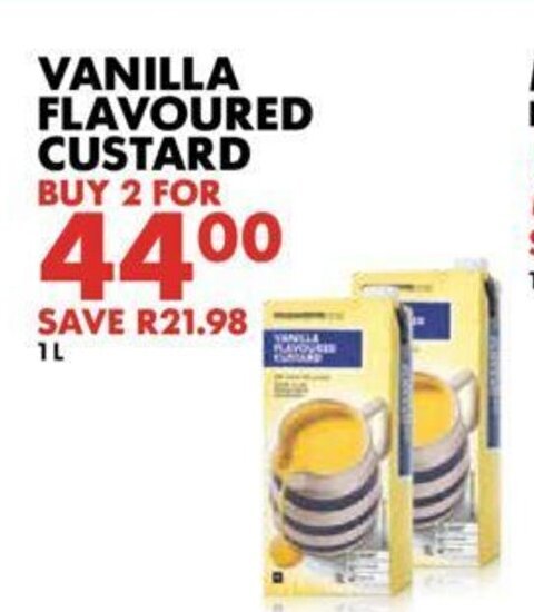 Vanilla Flavoured Custard Offer At Woolworths