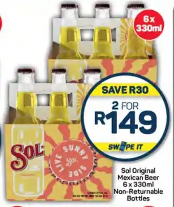 Sol Original Mexican Beer X Ml Non Returnable Bottles Offer At Pick