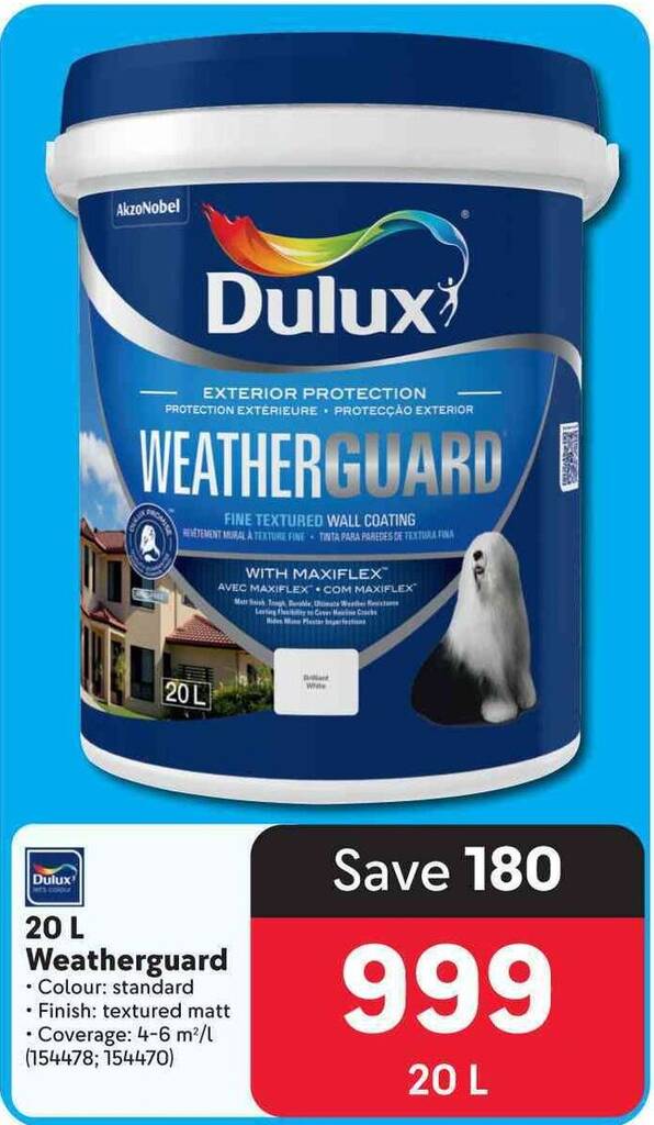 Dulux L Weatherguard Offer At Makro