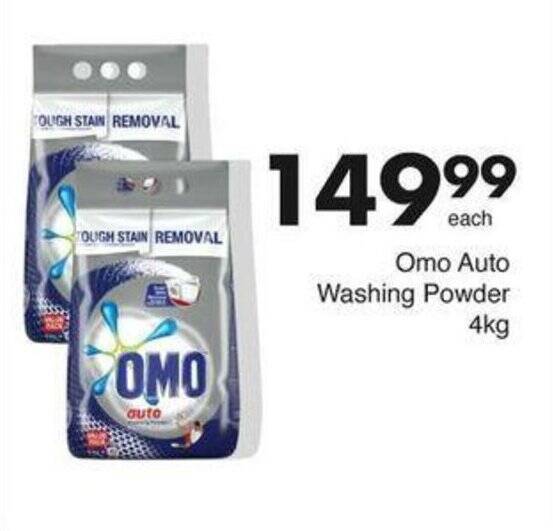 Omo Auto Washing Powder 4kg Offer At Save