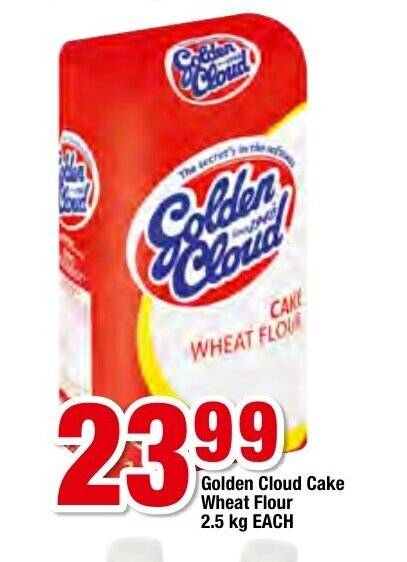 Golden Cloud Cake Wheat Flour 2 5kg Each Offer At OK Foods