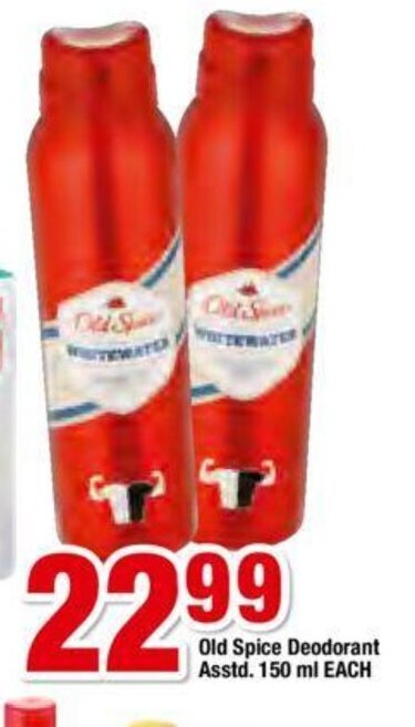 Old Spice Deodorant Asstd Ml Each Offer At Ok Foods