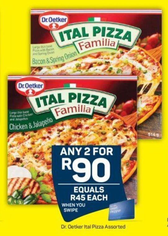 Dr Oetker Ital Pizza Assorted Offer At Pick N Pay