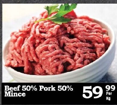 Beef 50 Pork 50 Mince Offer At Oxford Freshmarket