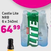 Castle Lite NRB 6 X 340ml Offer At Game