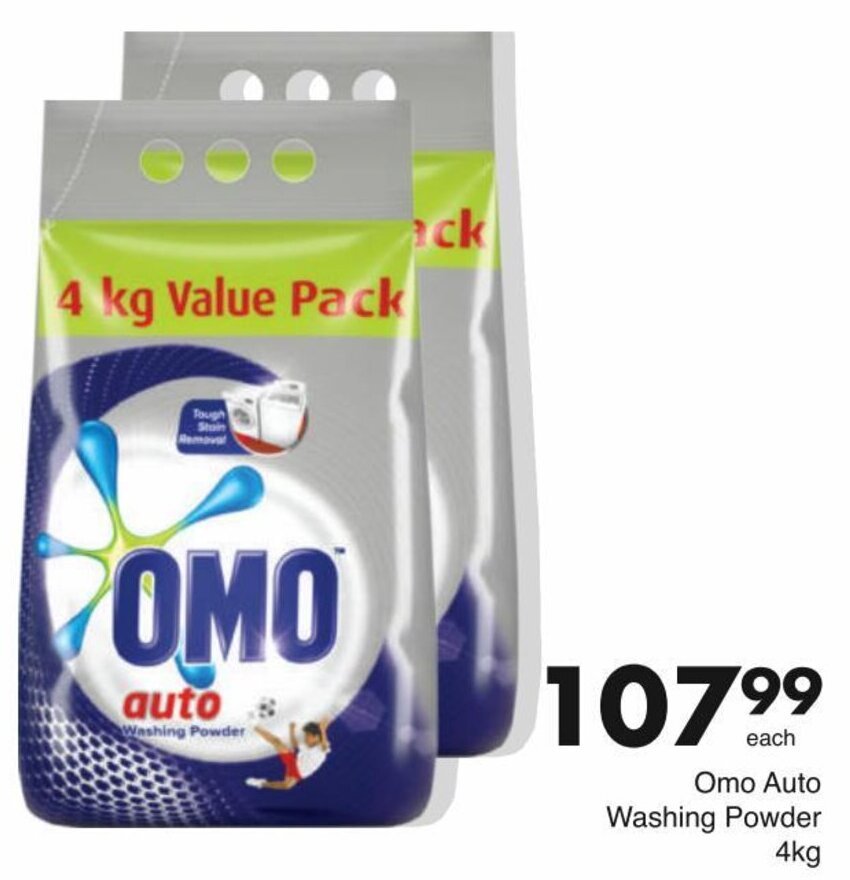 Omo Auto Washing Powder 4kg Offer At Save