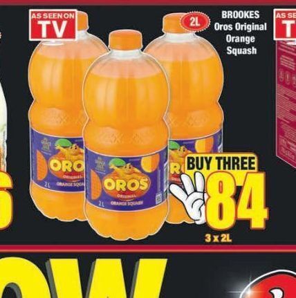 Oros Orange Juice Offer At Boxer