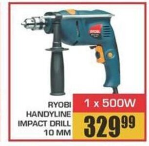 Ryobi Handyline Impact Drill Mm Offer At Jumbo