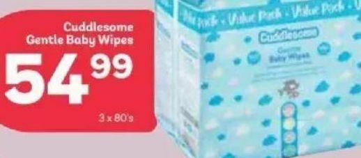 Cuddlesome Gentle Baby Wiper Offer At PEP