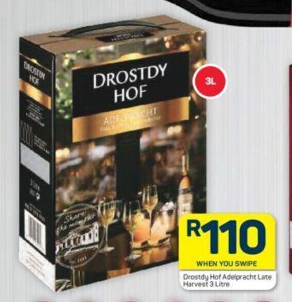 Drostdy Hof Adelpratch Late Harvest Litre Offer At Pick N Pay